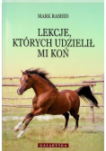 Lekcje których udzielił mi koń