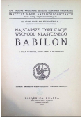Najstarsze cywilizacje Wschodu klasycznego Babilon 1923 r.