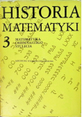 Historia matematyki Tom III