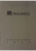 Mówią wieki rocznik drugi