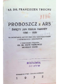 Proboszcz z Ars Święty Jan Maria Vianny,1932 r.