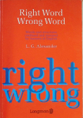 Right wrord wrong word