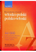 Kieszonkowy słownik włosko-polski polsko- włoski