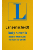 Duży słownik polsko francuski francusko polski
