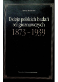 Dzieje polskich badań religioznawczych 1873 1939