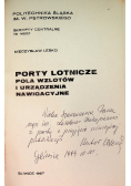 Porty lotnicze Pola wzlotów i urządzenia nawigacyjne