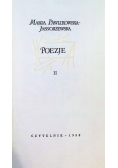 Jasnorzewska Poezje Tom II