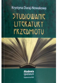 Studiowanie literatury przedmiotu