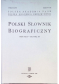 Polski Słownik Biograficzny Zeszyt 182
