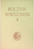 Rocznik warszawski X