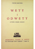 Wety i odwety