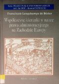 Współczesne kierunki w nauce prawa administracyjnego na Zachodzie Europy