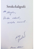 Sztuka kaligrafii prawie filozoficzne zmyślone opowieści