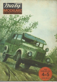 Mały modelarz Nr 4 i 5 / 84 Samochód terenowy Gaz 69M