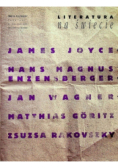 Literatura na świecie Nr 11 - 12 / 2007