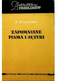 Zapomniane pisma i języki