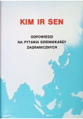 Odpowiedzi na pytania dziennikarzy zagranicznych