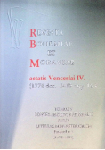 Regesta bohemiae et moraviae aetatis Venceslai IV