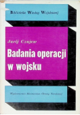 Badania operacji w wojsku