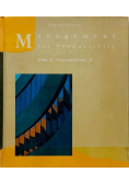 Management for Productivity