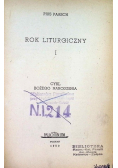 Rok liturgiczny  Tom I 1950 r