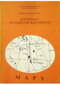 Materiały z dziejów rezydencji Mapy