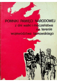 Pomniki pamięci narodowej z dni walki i męczeństwa na terenie województwa tarnowskiego
