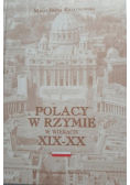 Polacy w Rzymie w wiekach XIX - XX