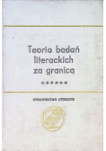 Teoria badań literackich za granicą Tom II Część IV