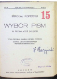 Kopernik wybór pism 1920 r.