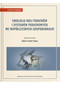 Ewolucja roli podatków i systemów podatkowych..