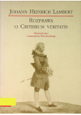 Rozprawa o Criterium veritatis