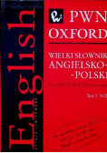 Wielki słownik angielsko - polski Tom I