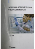 Zastosowanie metod statycznych w badaniach naukowych IV