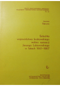 Szlachta województwa krakowskiego wobec opozycji Jerzego Lubomirskiego w latach 1661 - 1667