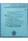 Kantyczki z rękopisów karmelitańskich XVII i XVIII wiek