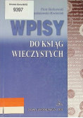 Wpisy do ksiąg wieczystych