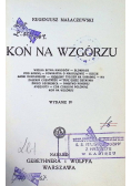 Koń na wzgórzu 1921 r.