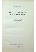 Ścieżki wiodące do matematyki