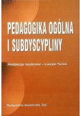 Pedagogika ogólna i subdyscypliny