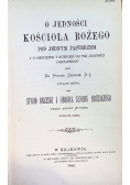 O jedności kościoła Bożego pod jednym pasterzem 1885 r.