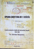 Sprawa obiektowa Nr 1 Kościół