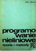 Programowanie nieliniowe teoria i metody