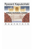 Kirgiz schodzi z konia
