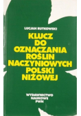 Klucz do oznaczania roślin naczyniowych Polski niżowej