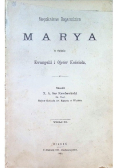 Marya w świetle Ewangelii i Ojców Kościoła Tom II, 1890 r.
