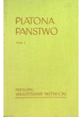 Platon Państwo Tom I