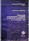 Niemieckie towarzystwa naukowe w Prusach zachodnich w latach 1815 - 1920