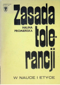 Zasada tolerancji w nauce i etyce