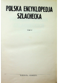 Polska encyklopedja szlachecka Tom V 1936 r.